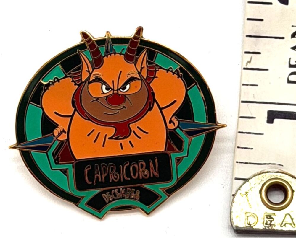 Disney Zodiac Pin of the Month Hercules Phil Capricorn December LE 5000 Philocte